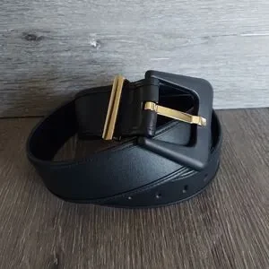 NWT | Cabi 4396 Boss Belt. Black CAbi | Accessories | Cabi Black Leather Boss Belt Size Large  main image 4